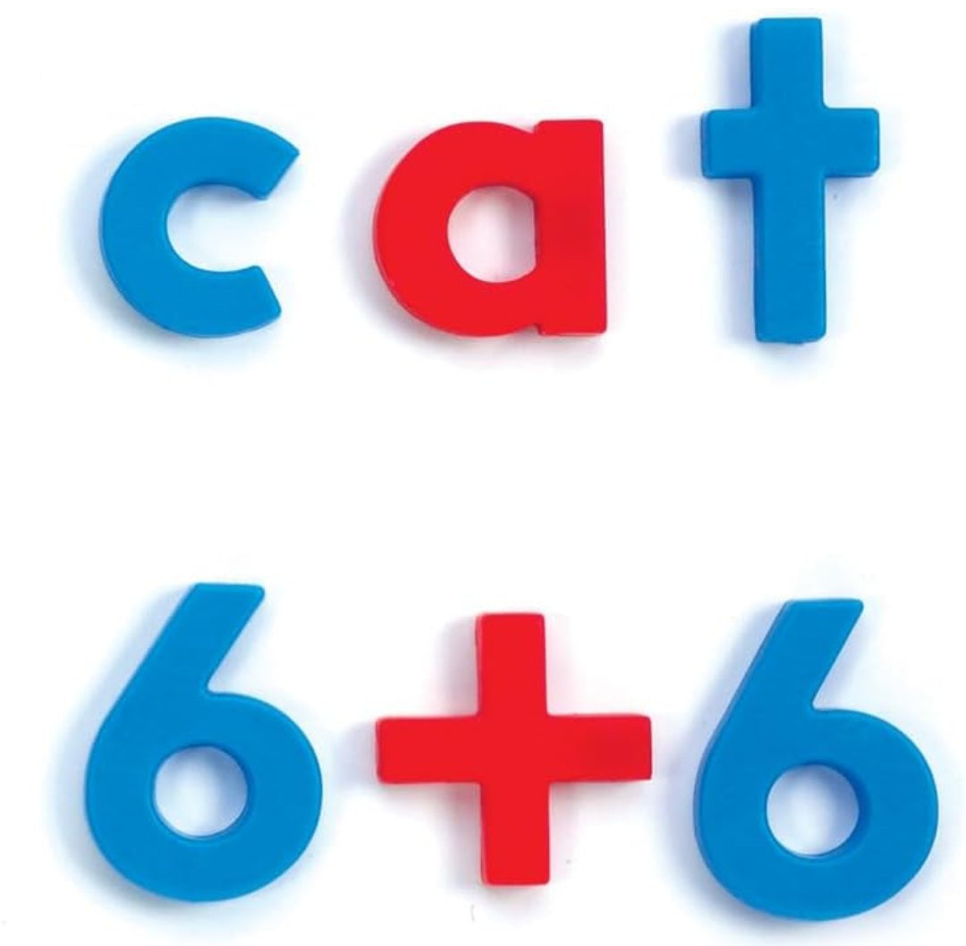 Color-Coded Magnetic Letters & Numbers Set | 214-Piece Alphabet & Math Learning Manipulatives | Educational Insights