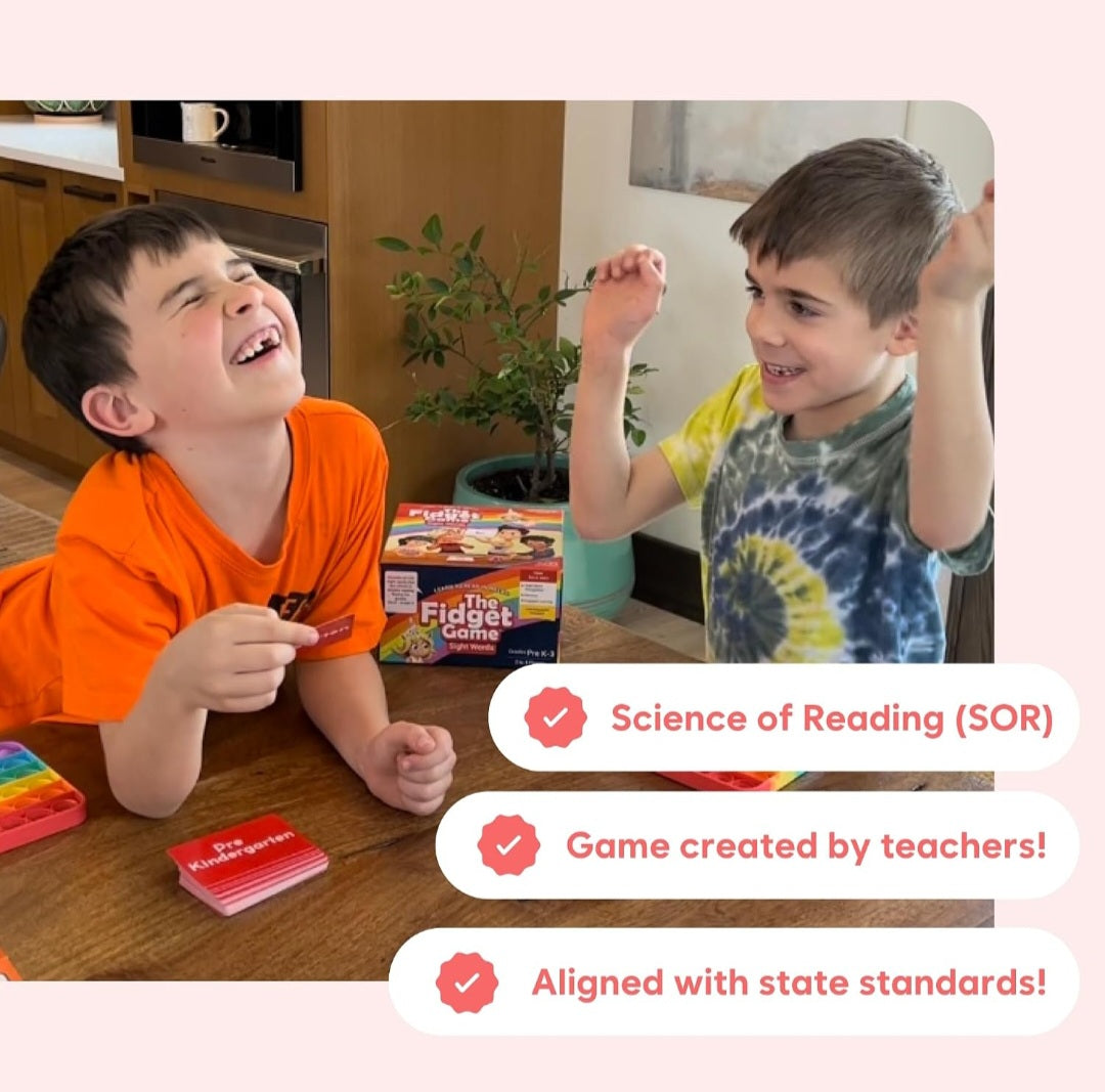 The Fidget Game Sight Words