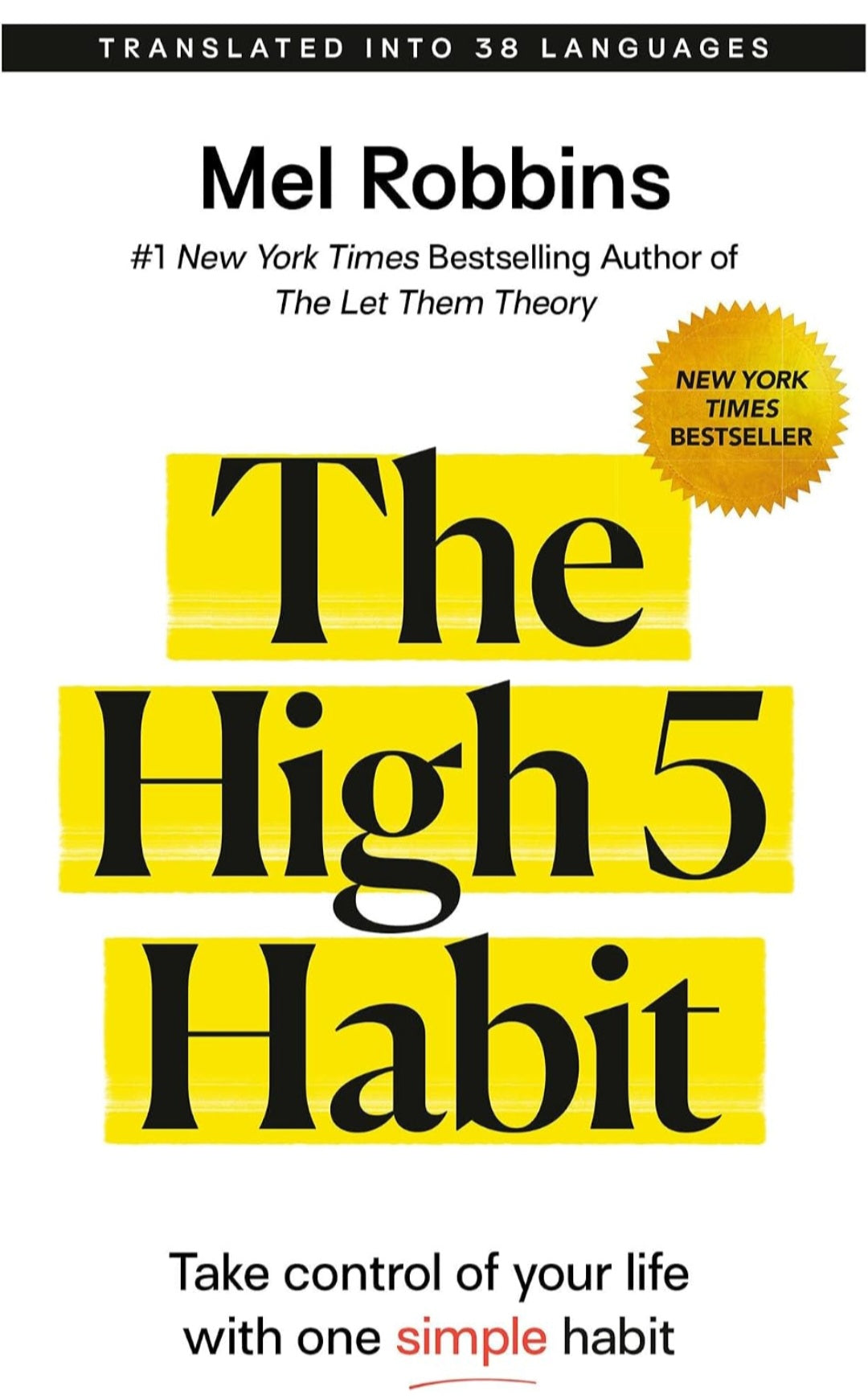 The High 5 Habit|Personal Development & Positive Habits Book (Paperback)