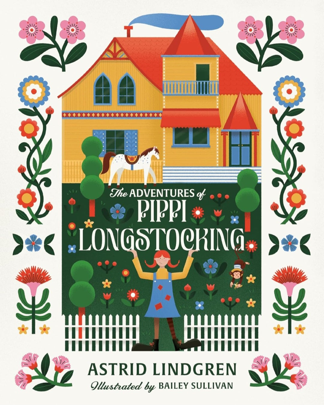 The Adventures of Pippi Longstocking | Astrid Lindgren | Illustrated Hardcover Classic Children's Literature