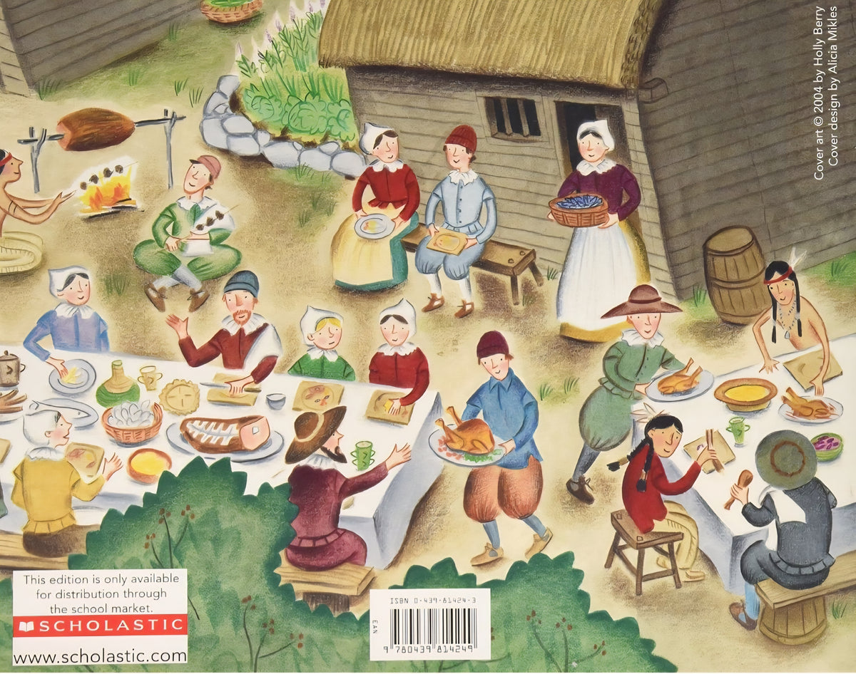 Thanksgiving on Plymouth Plantation | Diane Stanley | Time-Traveling Twins Historical Picture Book | USED|Paperback