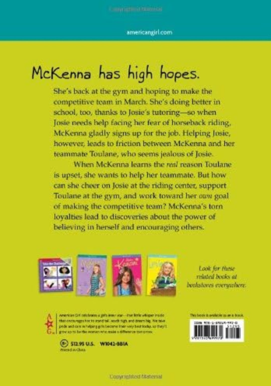 McKenna, Ready to Fly!|American Girl|Paperback