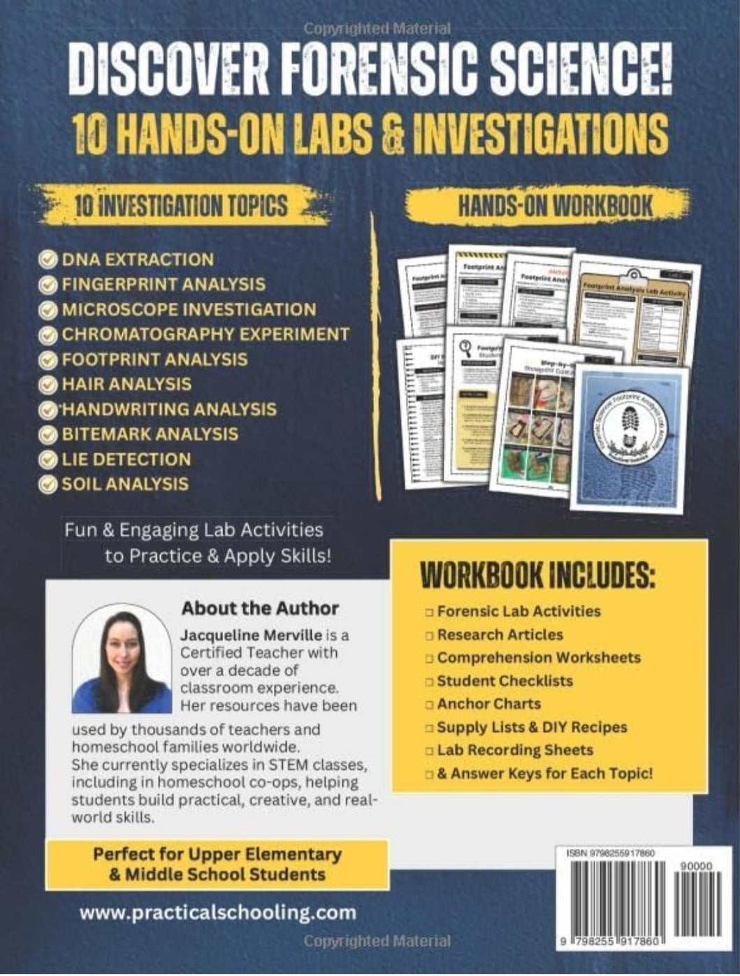 Forensic Science for Kids|Hands-On Science Workbook