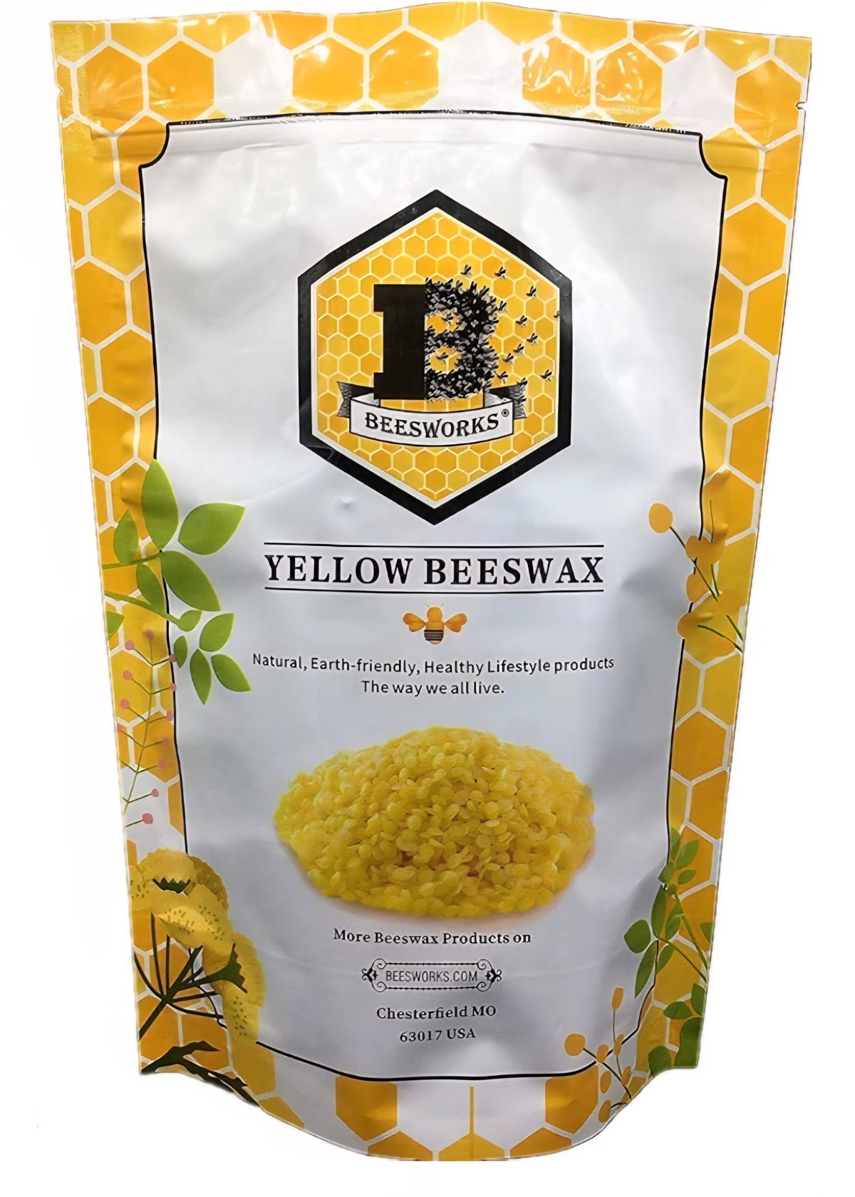 Yellow Beeswax Pellets| 100% Pure Beeswax for Candle Making & Crafts (1 lb, 2lb, or 5 lb)