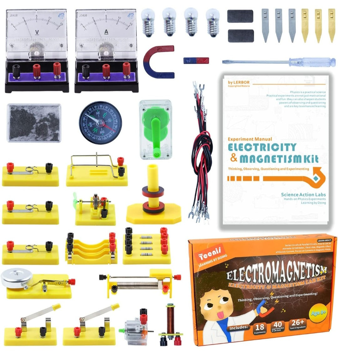 Electricity & Magnetism STEM Kit|Hands-On Physics Experiments