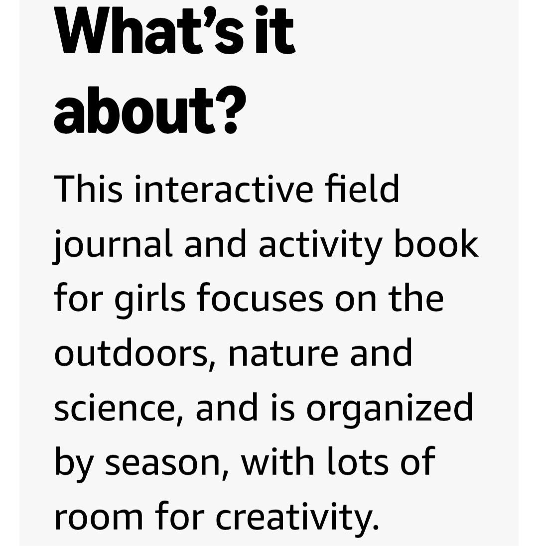 Guided Nature Journal For Girls