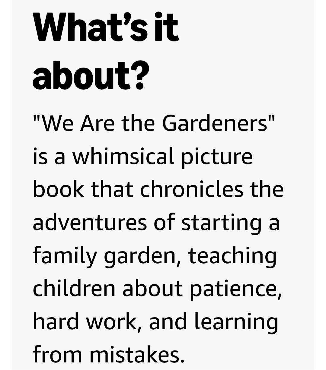 We Are Gardeners