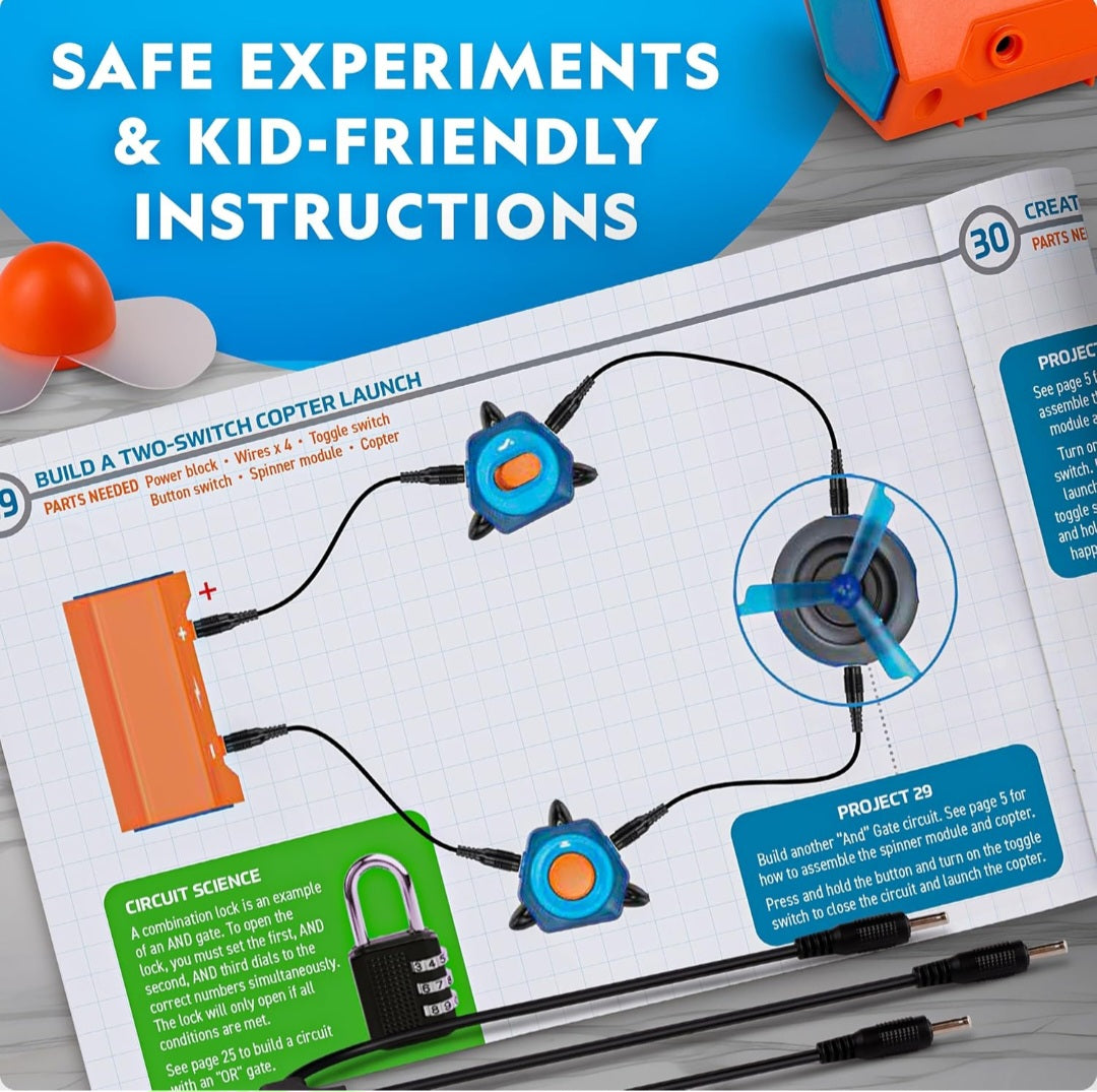 National Geographic Epic Circuits Science Kit|120+ Electrical Projects