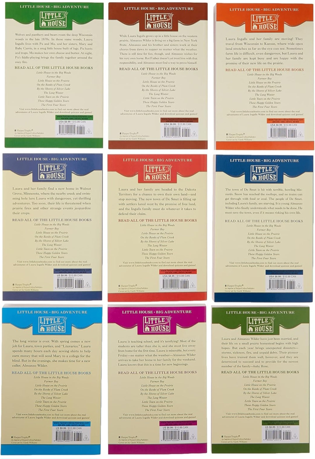 Little House 9 Book Box Set
