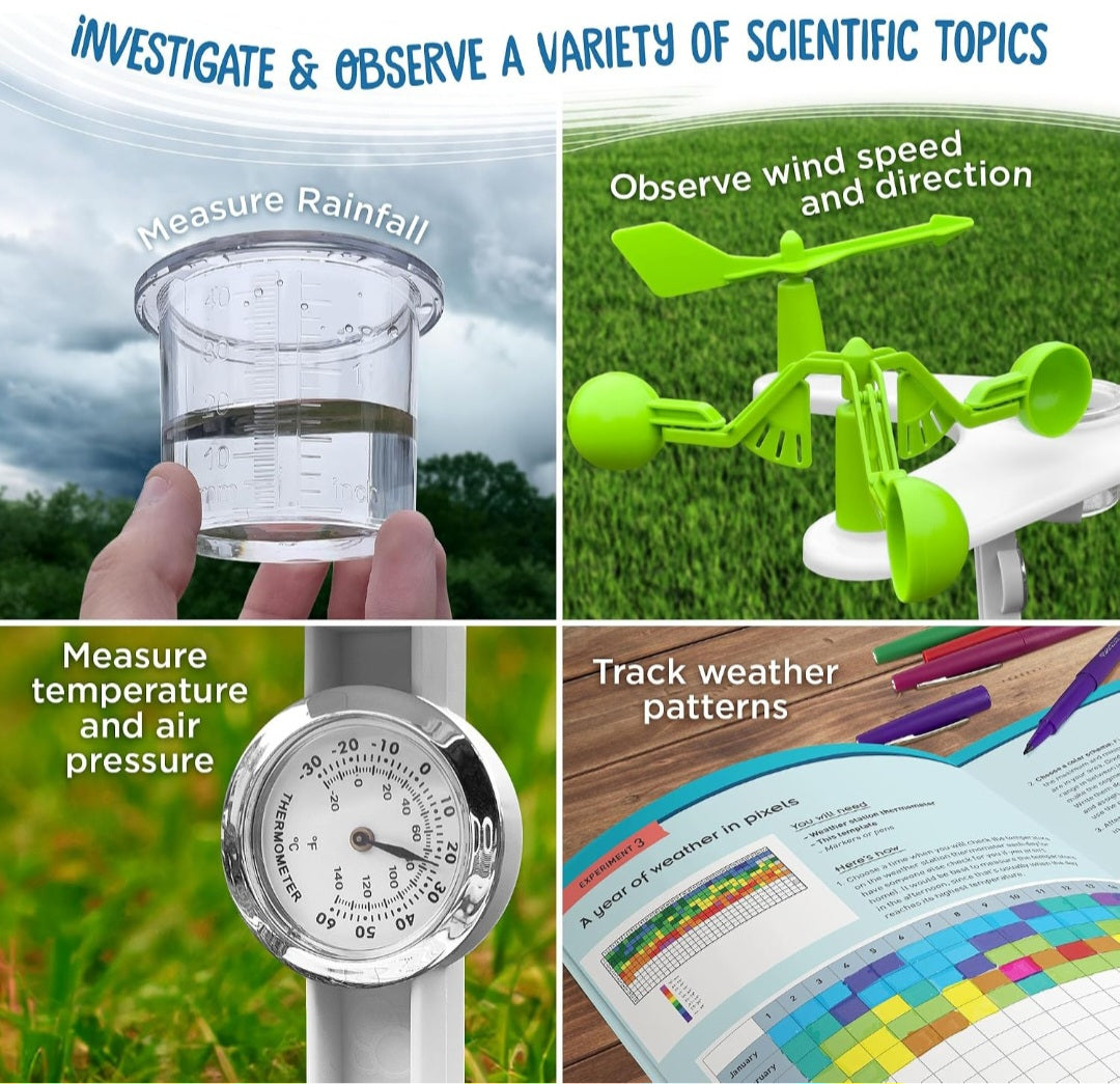 Weather & Climate Lab | Hands-On Meteorology & Earth Science Experiment Kit