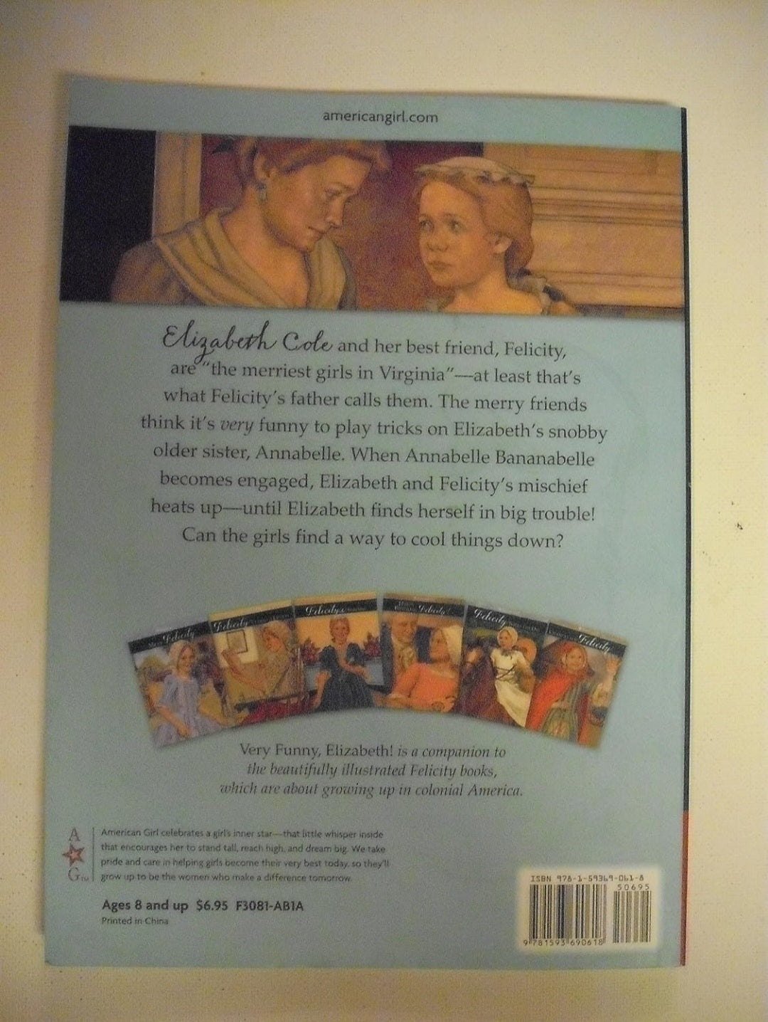 Very Funny, Elizabeth|American Girl |Paperback