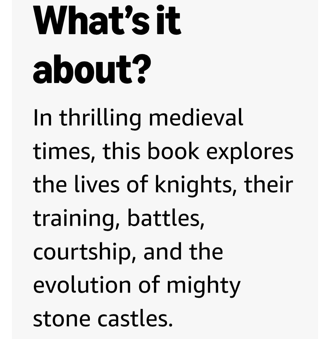 Medieval Times Book Bundle