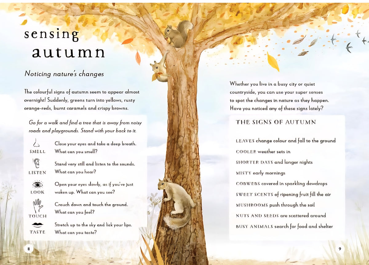 A Field Guide to Autumn | Gabby Dawnay & Dorien Brouwers | Nature Study & Outdoor Learning Activity Book|Hardcover