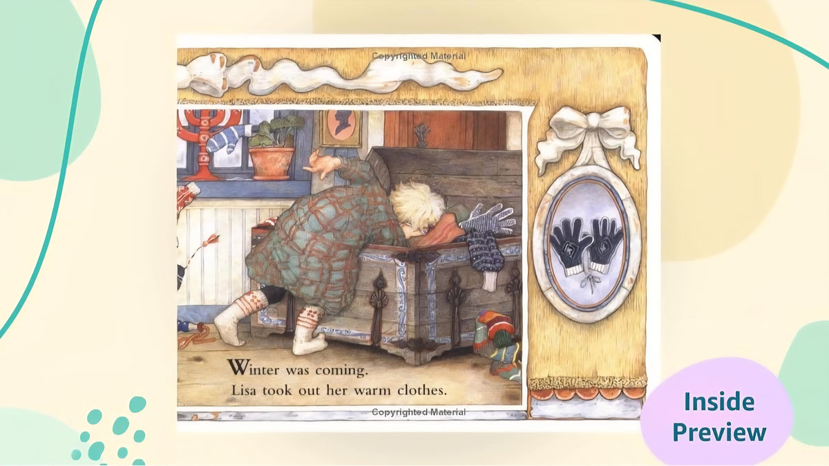 The Hat | Jan Brett | Illustrated Children's Picture Book | Hedgie Series | Farm Animals & Winter Story|Hardcover