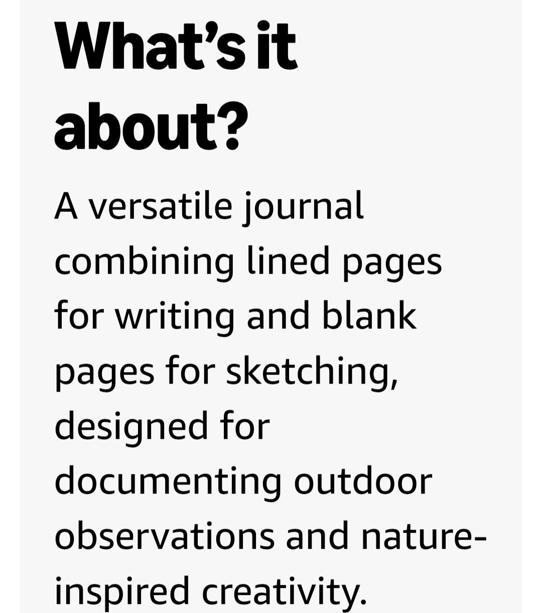 Blank Nature Journal Leaf Design