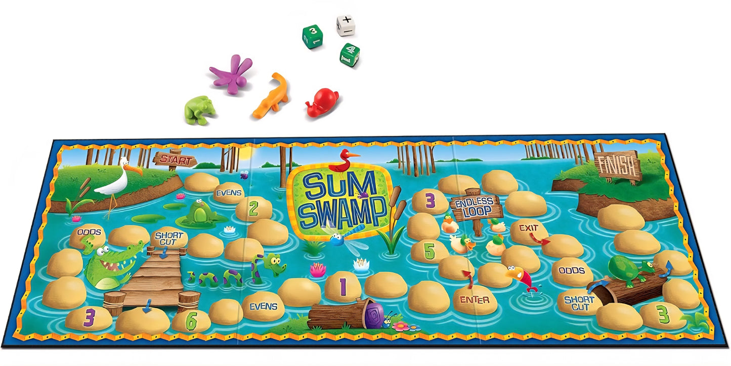 Sum Swamp Math Board Game