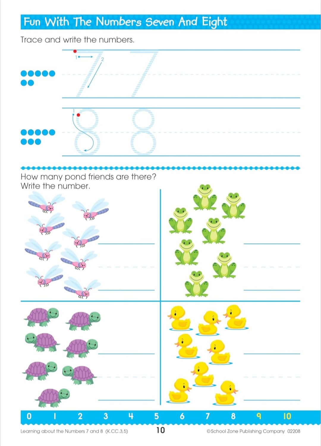 School Zone Math Readiness Workbook | Kindergarten & 1st Grade Math Practice | Ages 5–7
