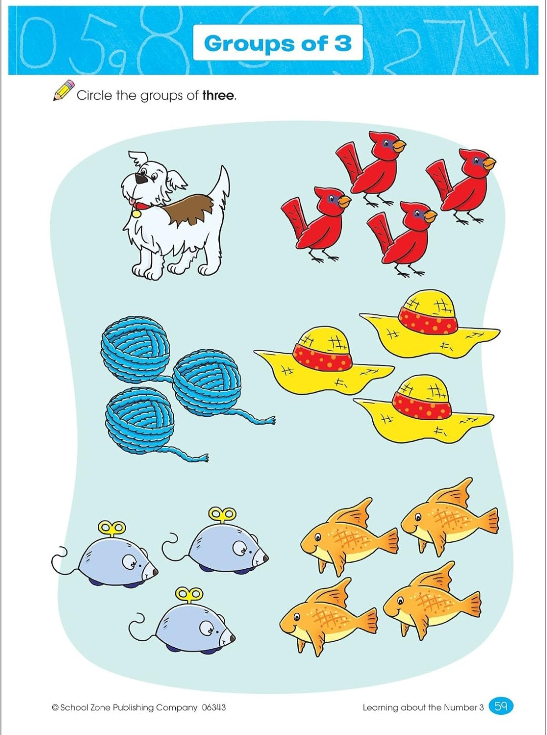 School Zone Big Math K–1 Workbook | Kindergarten & First Grade Math Practice | Ages 5–7