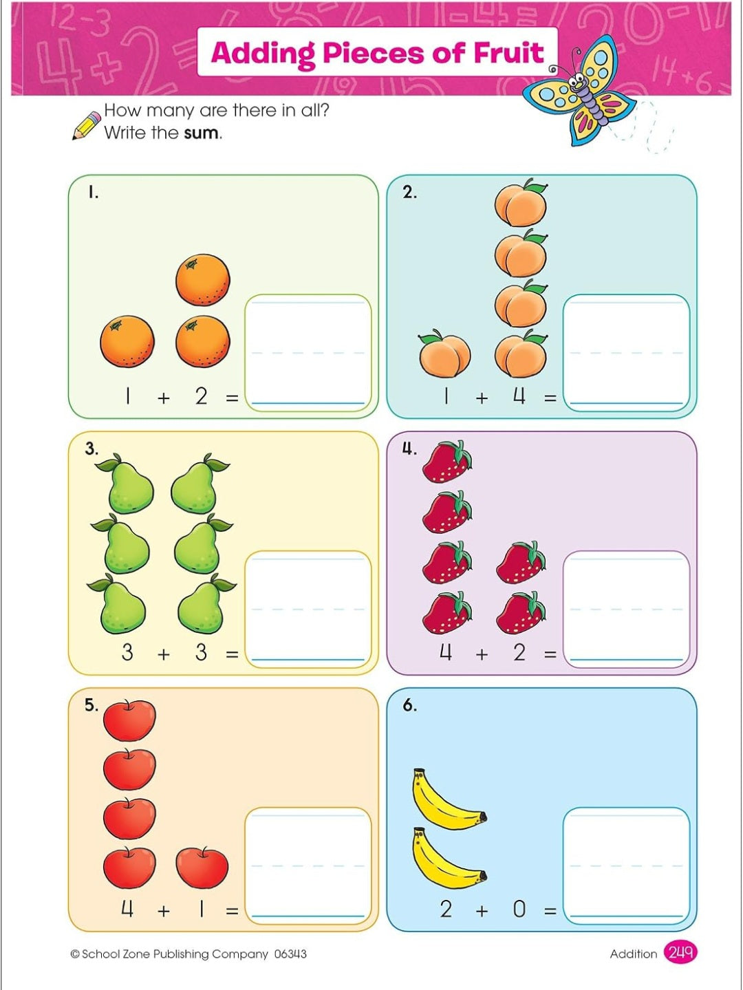School Zone Big Math K–1 Workbook | Kindergarten & First Grade Math Practice | Ages 5–7