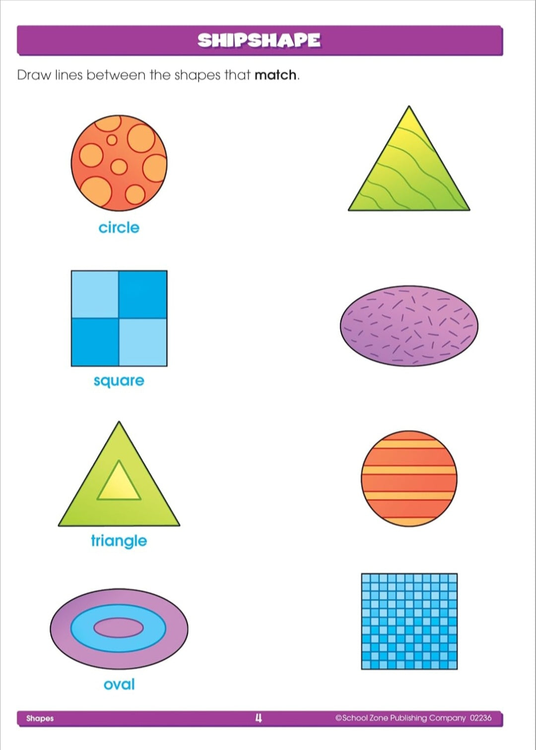 School Zone Kindergarten Basics Workbook | Early Reading & Math Readiness Activities | Ages 5–6