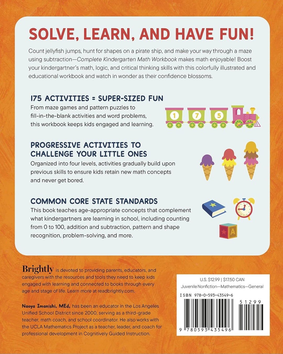 Complete Kindergarten Math Workbook | 175 Math, Logic & Critical Thinking Activities