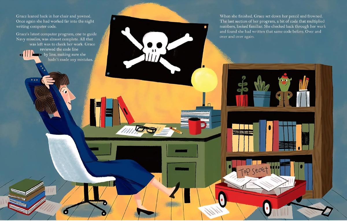Grace Hopper: Queen of Computer Code | Laurie Wallmark | Hardcover Children's Biography & Computer Science