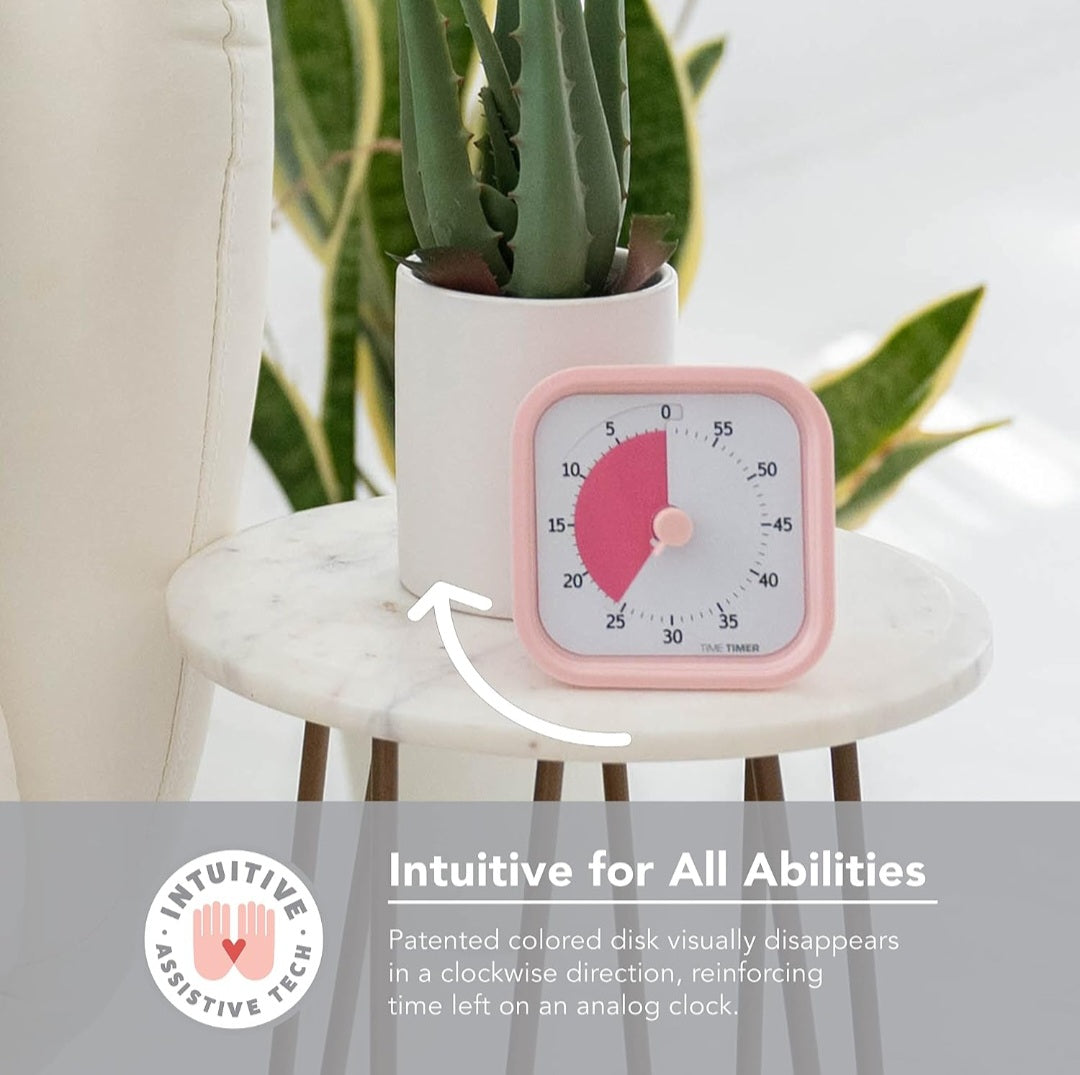 TIME TIMER Home MOD 60-Minute Visual Timer | Silent Study & Classroom Timer | Available in 3 Colors