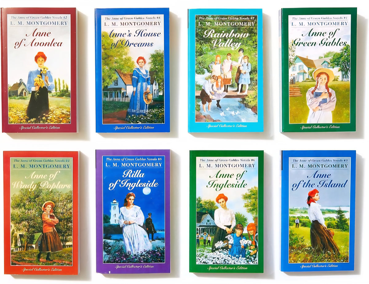 Anne of Green Gables Complete 8-Book Collection | L. M. Montgomery | Classic Children's Literature Box Set|Paperback