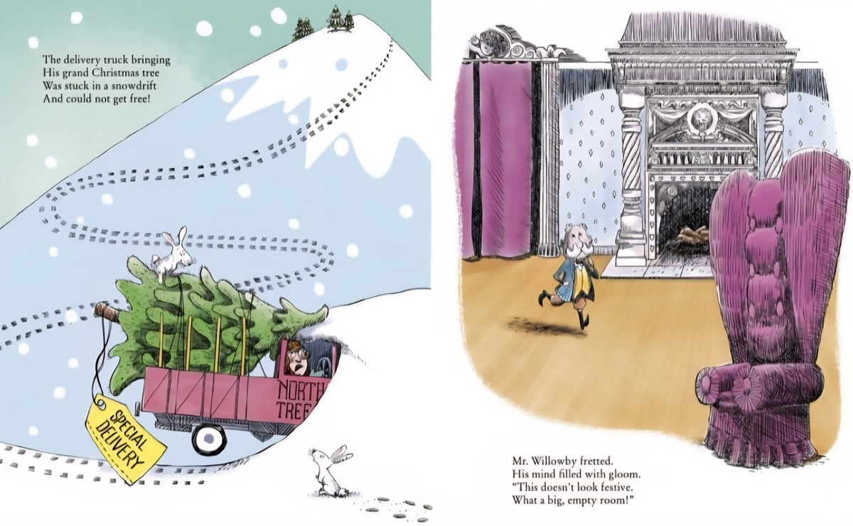 Mr. Willowby's Head Over Heels Christmas | Robert Barry | Christmas Picture Book|Hardcover