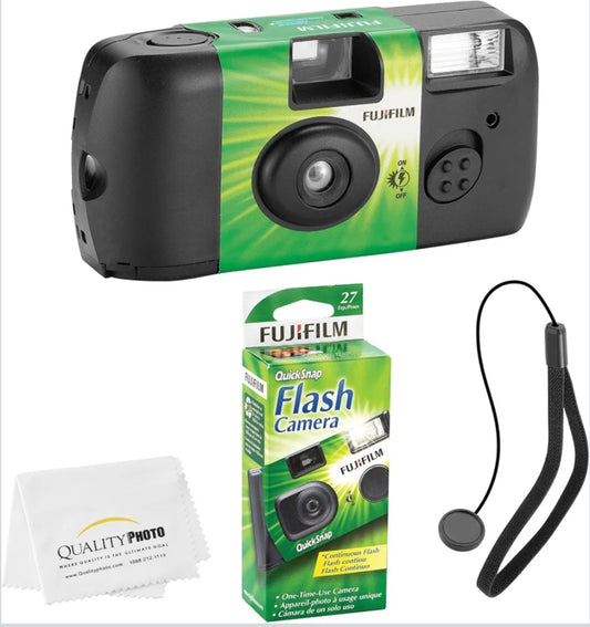 Film Photography & Visual Arts Learning Tool | Fujifilm QuickSnap Flash 400 Disposable Camera