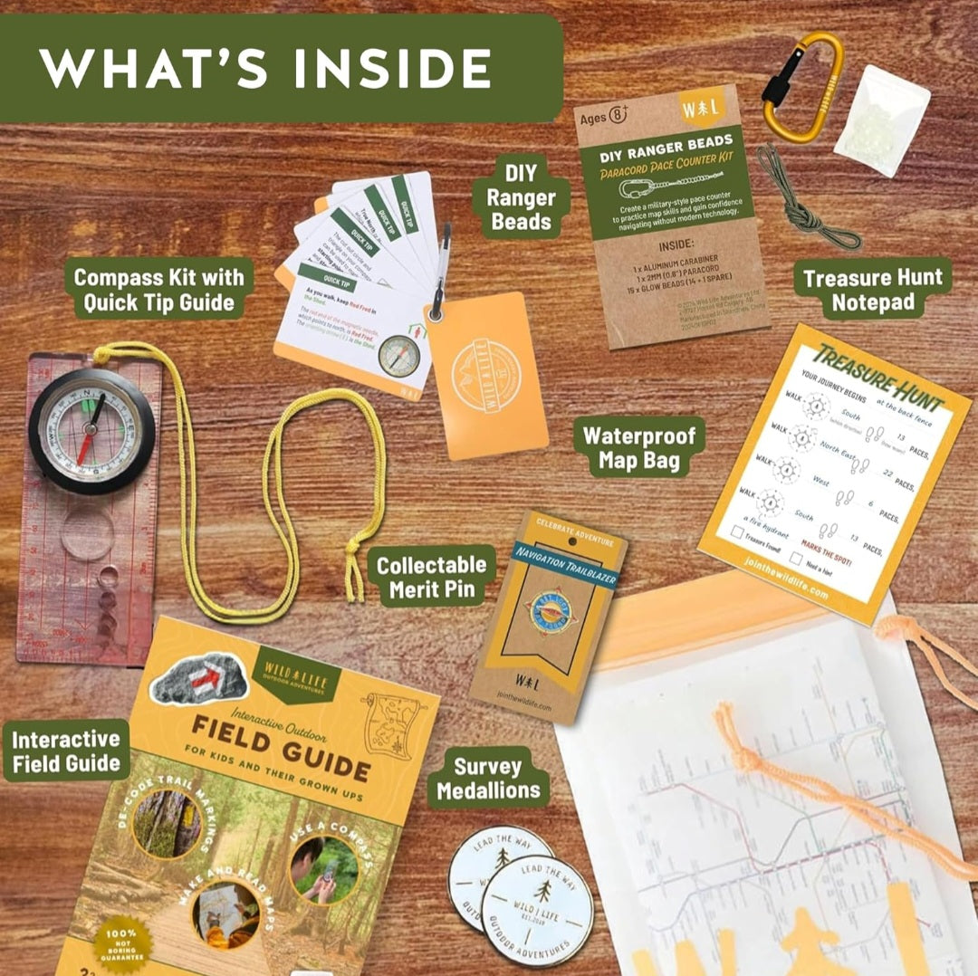 Navigation Trailblazer Kit | Map Reading, Compass Skills & Outdoor Navigation STEM Activities