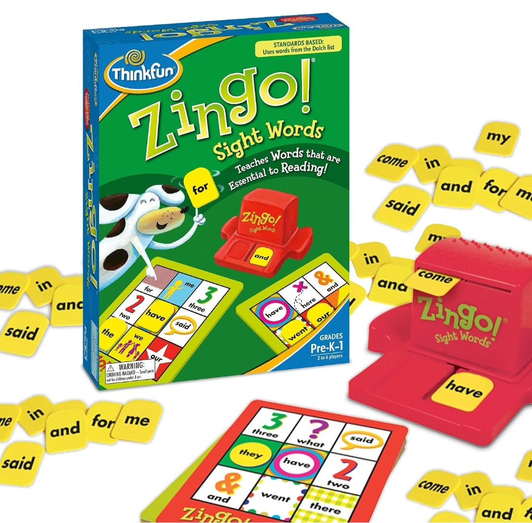 ThinkFun Zingo! Sight Words|Reading Game