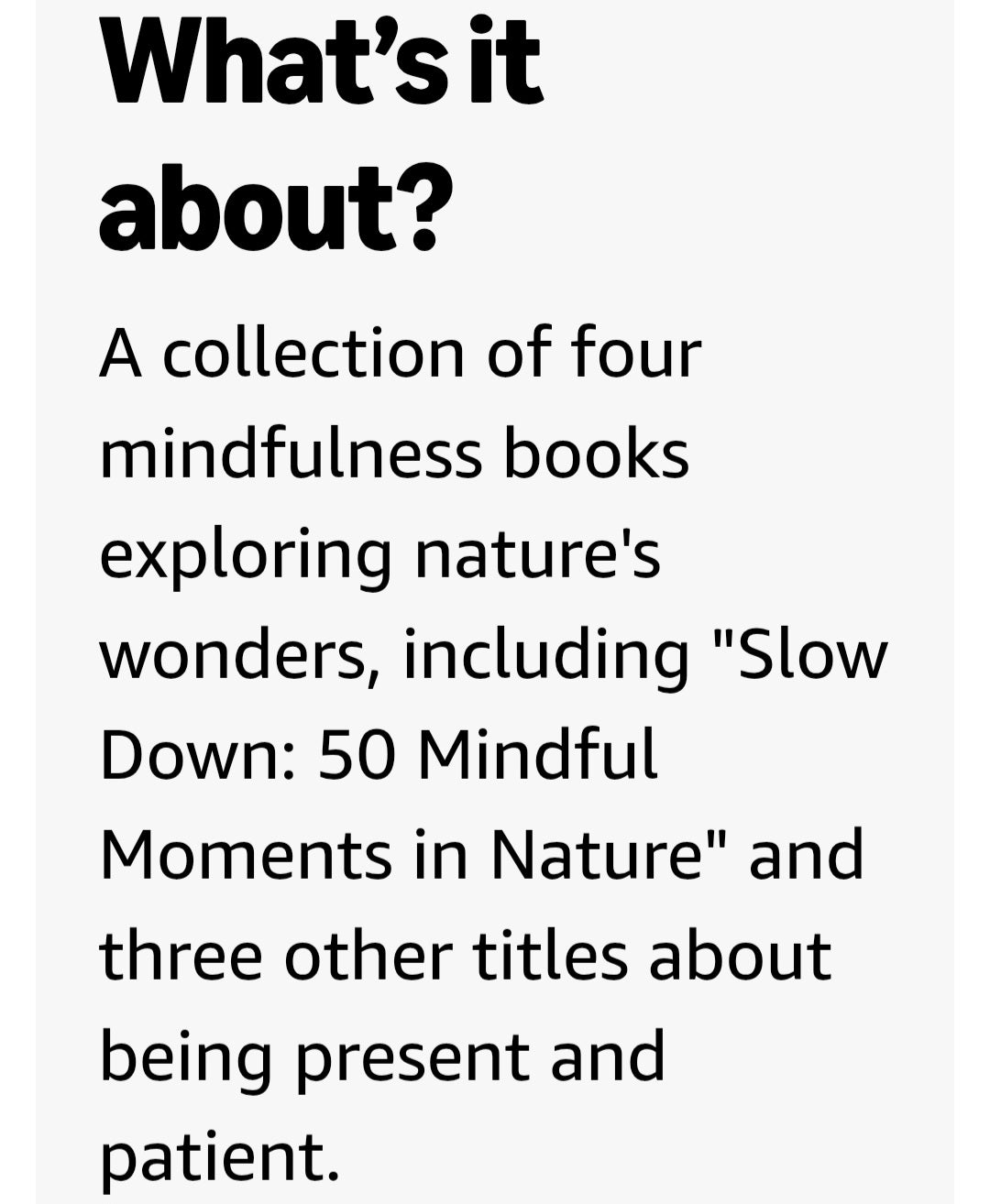 Slow Down Book Collection