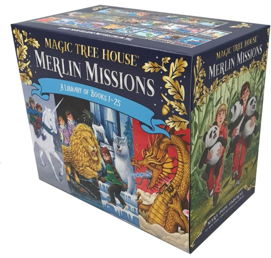 Magic Tree House Merlin Missions Books 1–25 Boxed Set|Children's Adventure Chapter Book Collection