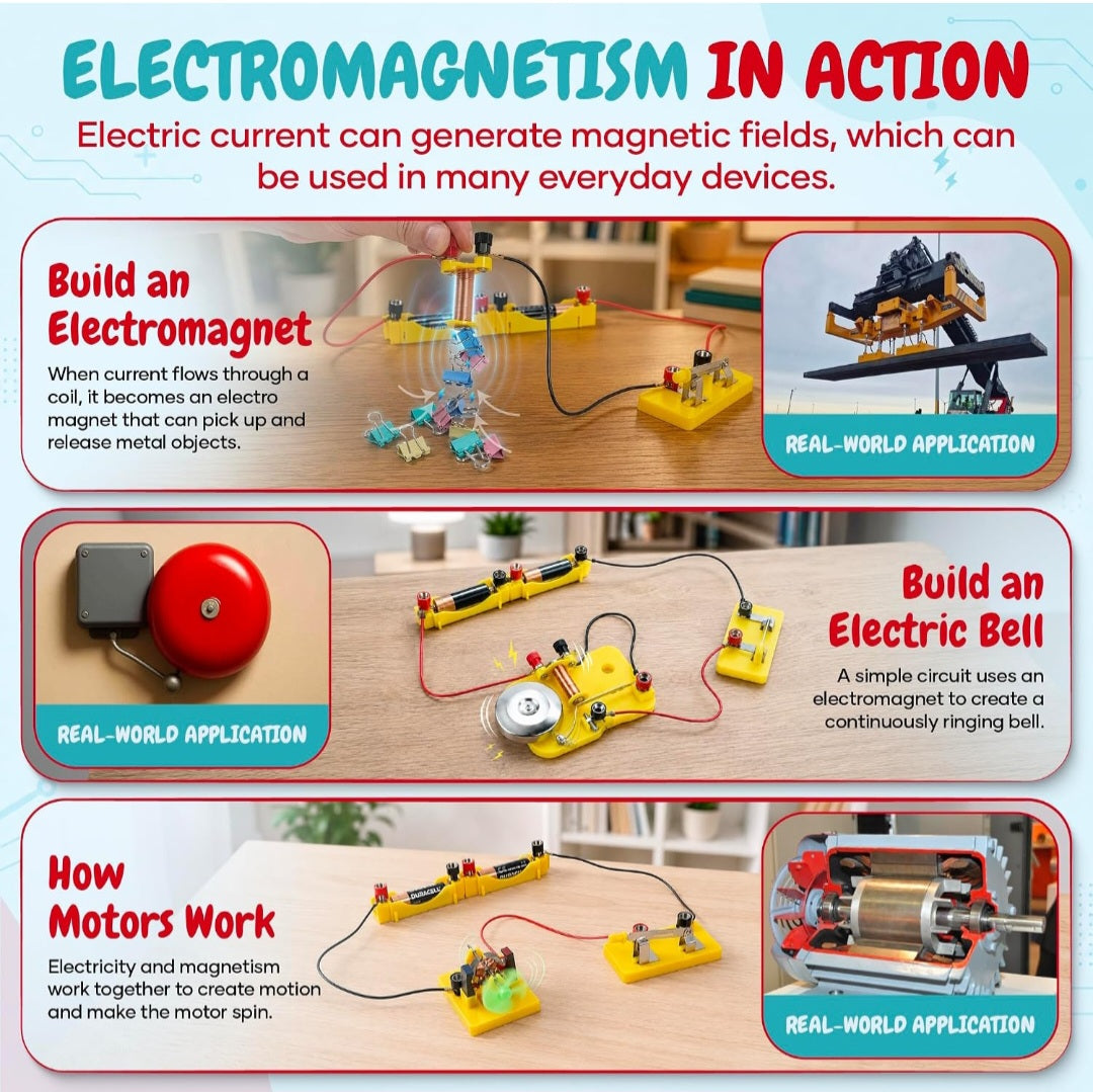 Electricity & Magnetism STEM Kit|Hands-On Physics Experiments