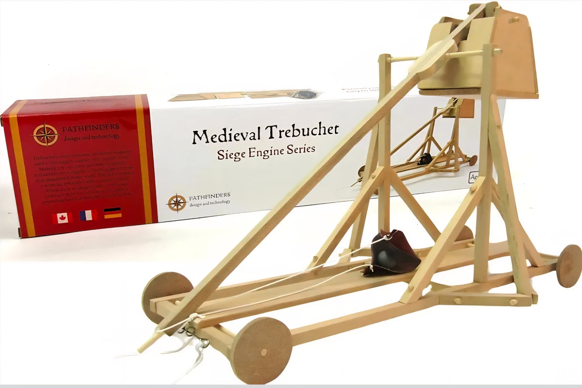 Medieval Trebuchet STEM Kit|Engineering & Physics Model