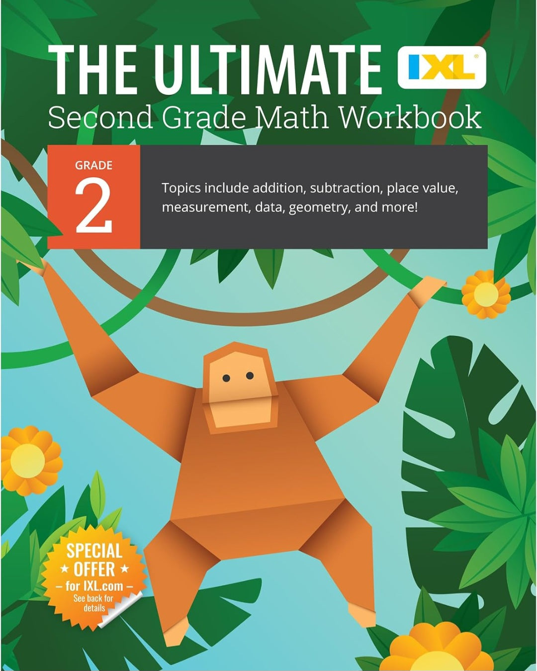 2nd Grade Math Workbook | Addition, Subtraction, Place Value & Measurement | Grade 2