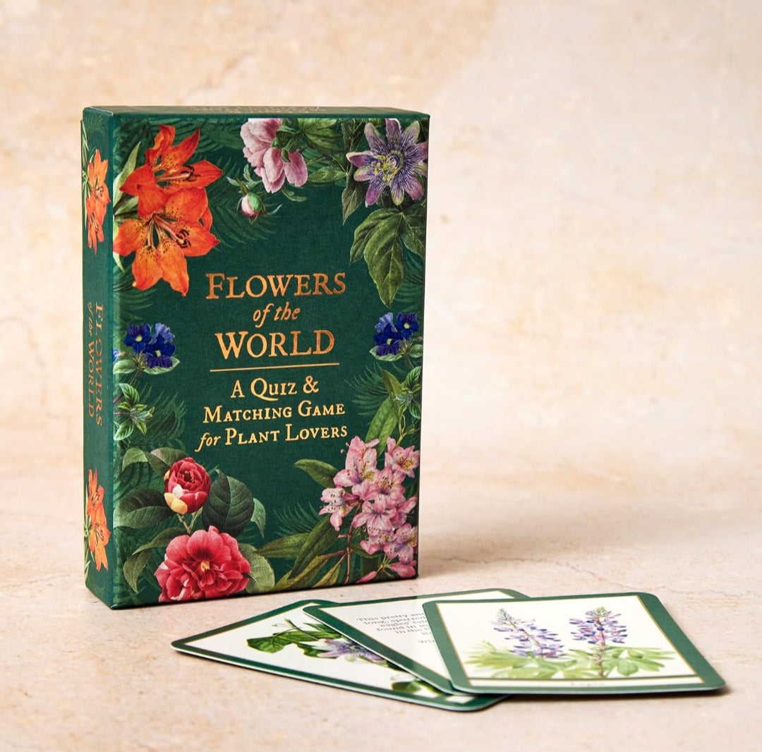 Flowers of the World: A Trivia & Matching Game