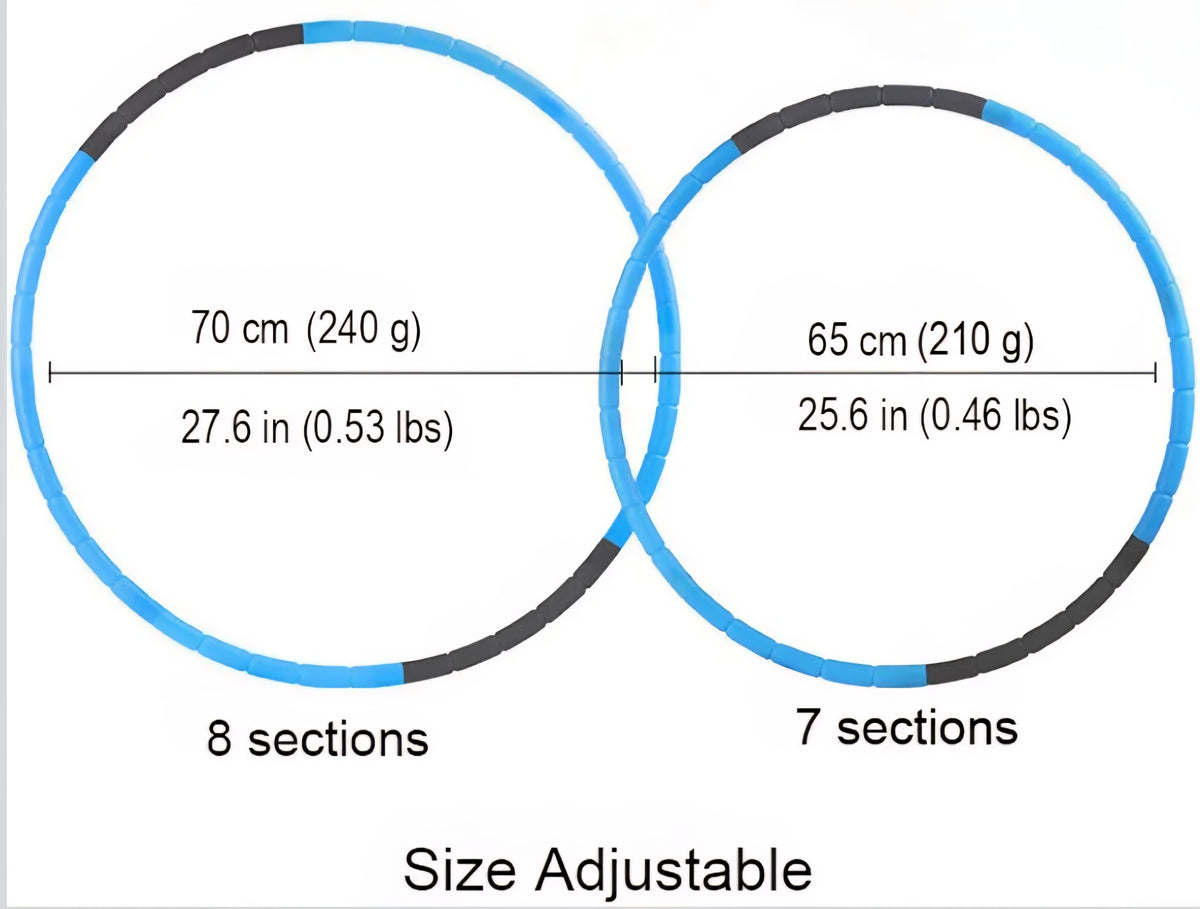 Kids Fitness Hoop| Adjustable 26.5" Exercise & Homeschool PE Equipment