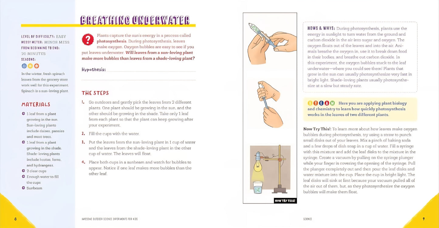 Awesome Outdoor Science Experiments