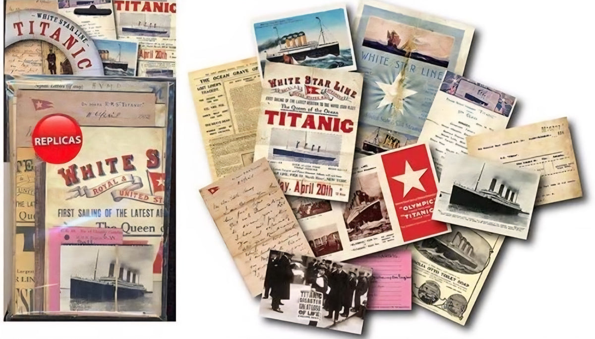 Titanic Maritime History & Engineering Study Kit | 2 Books, Model Kit & Memorabilia Pack | Grades 8–12