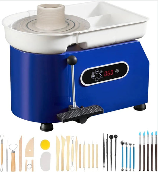 Pottery Wheel & Ceramic Art Tool Set | 11-Inch Electric Clay Wheel | Hands-On Pottery & Sculpture for Students