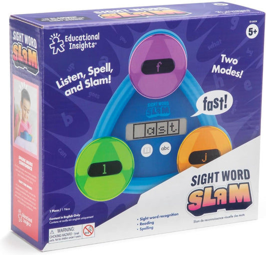 Sight Word Slam Electronic Reading Game | Sight Words, Phonics & Early Reading Practice | Educational Insights
