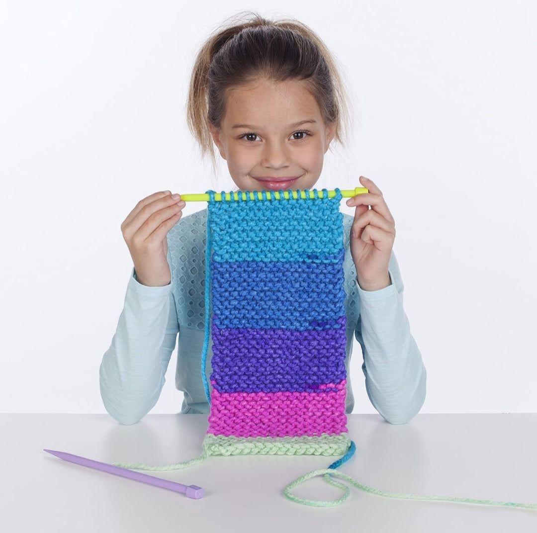 Learn to Knit: Pocket Scarf Project