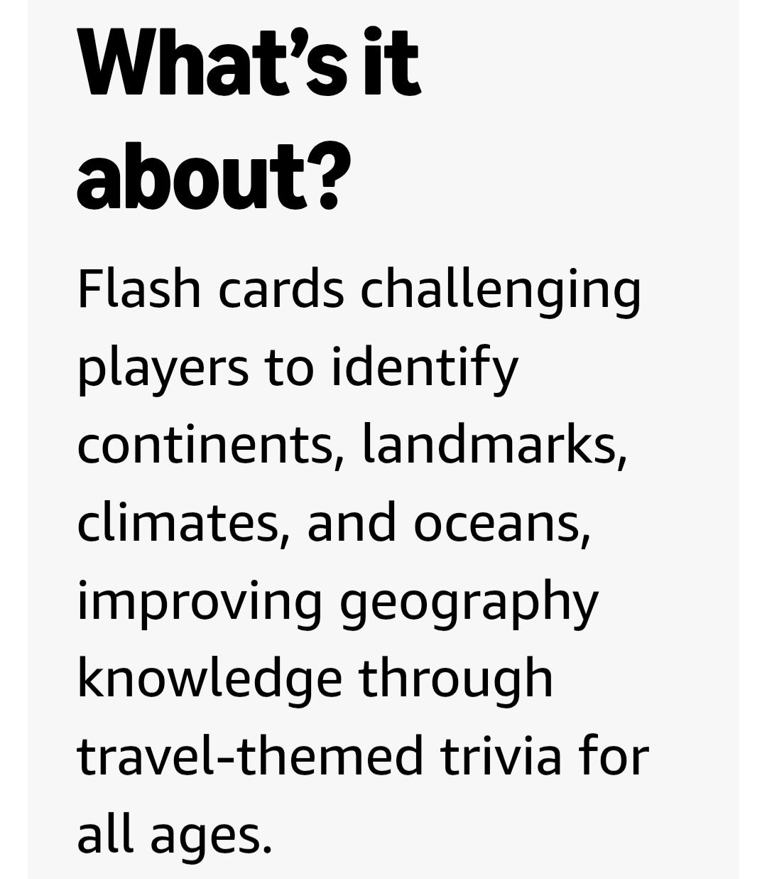 World Geography Study Kit