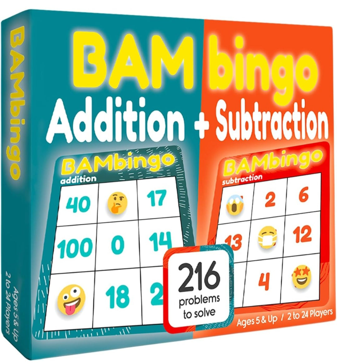 BAMBingo| Addition and Subtraction Facts Bingo Game
