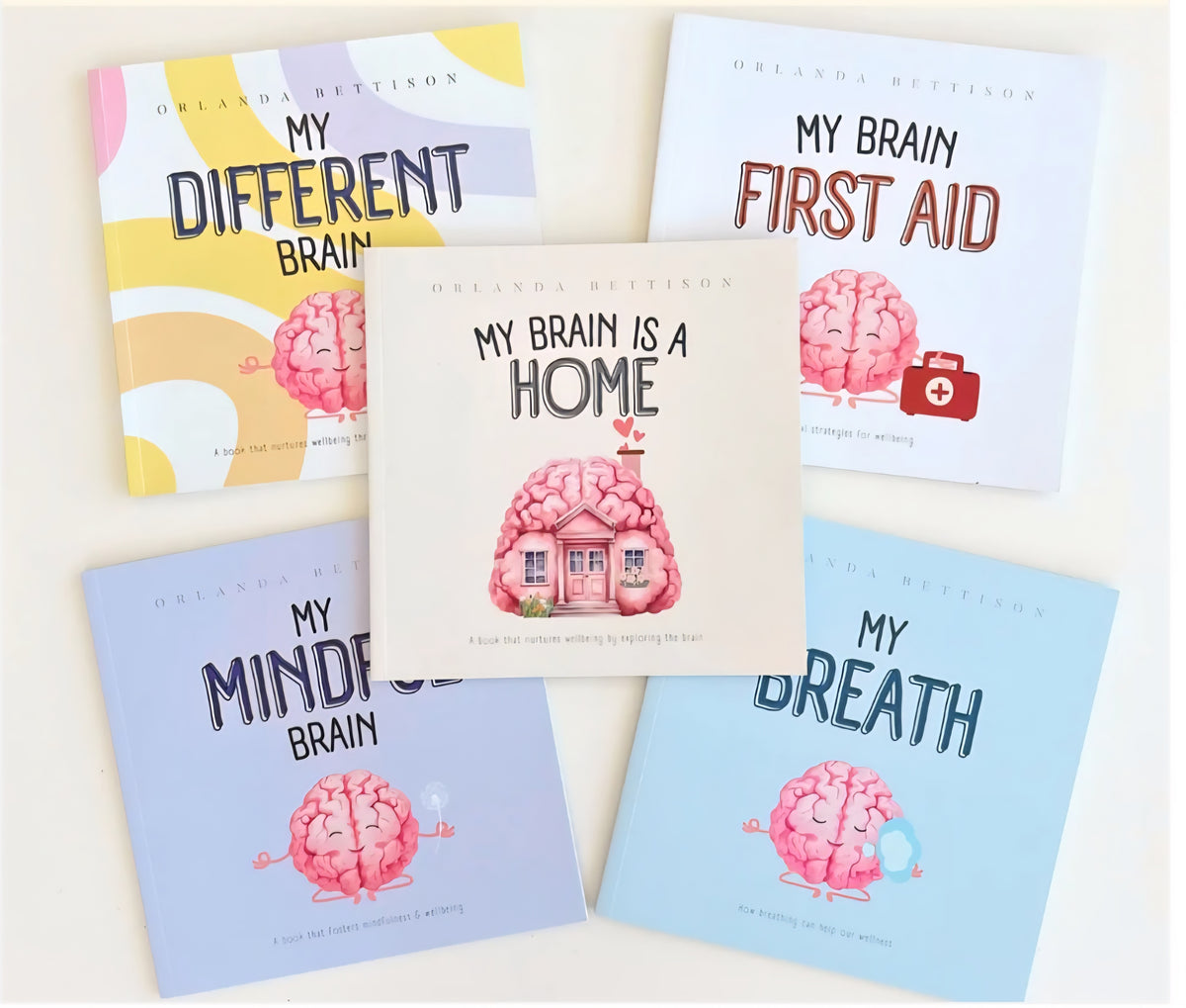 My Brain Books 5-Book Bundle | Brain Science, Neurodiversity, Mindfulness & Emotional Well-Being for Kids