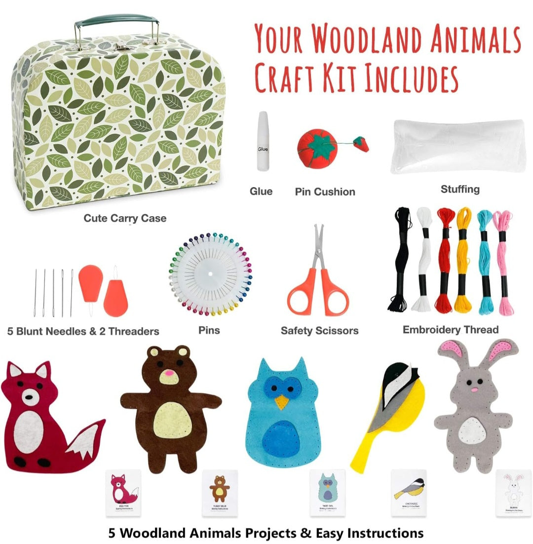 Woodland Animals Sewing Project
