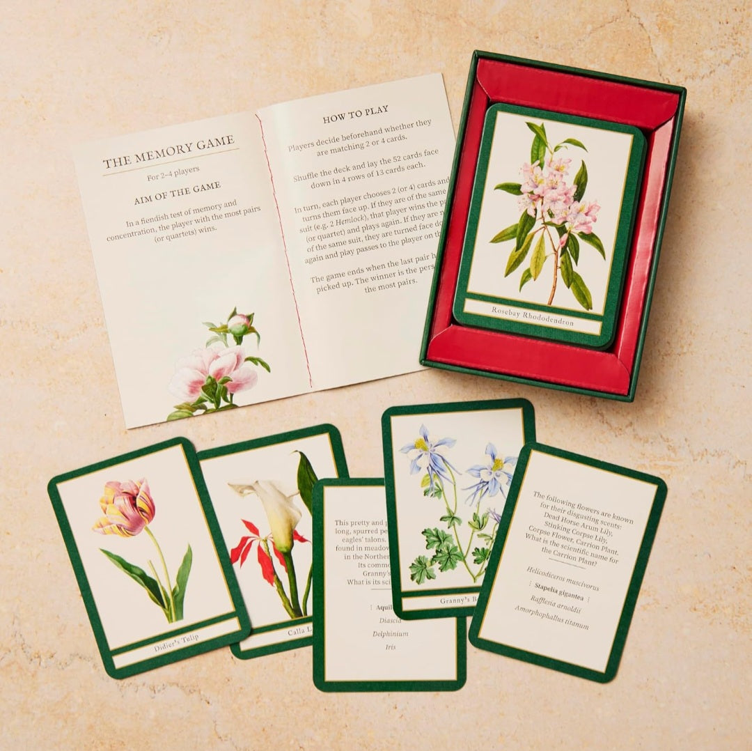 Flowers of the World: A Trivia & Matching Game