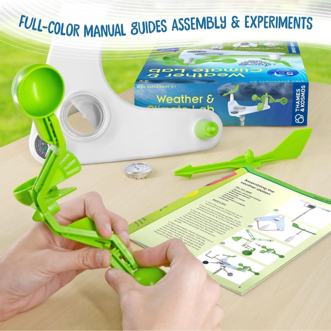 Weather & Climate Lab | Hands-On Meteorology & Earth Science Experiment Kit